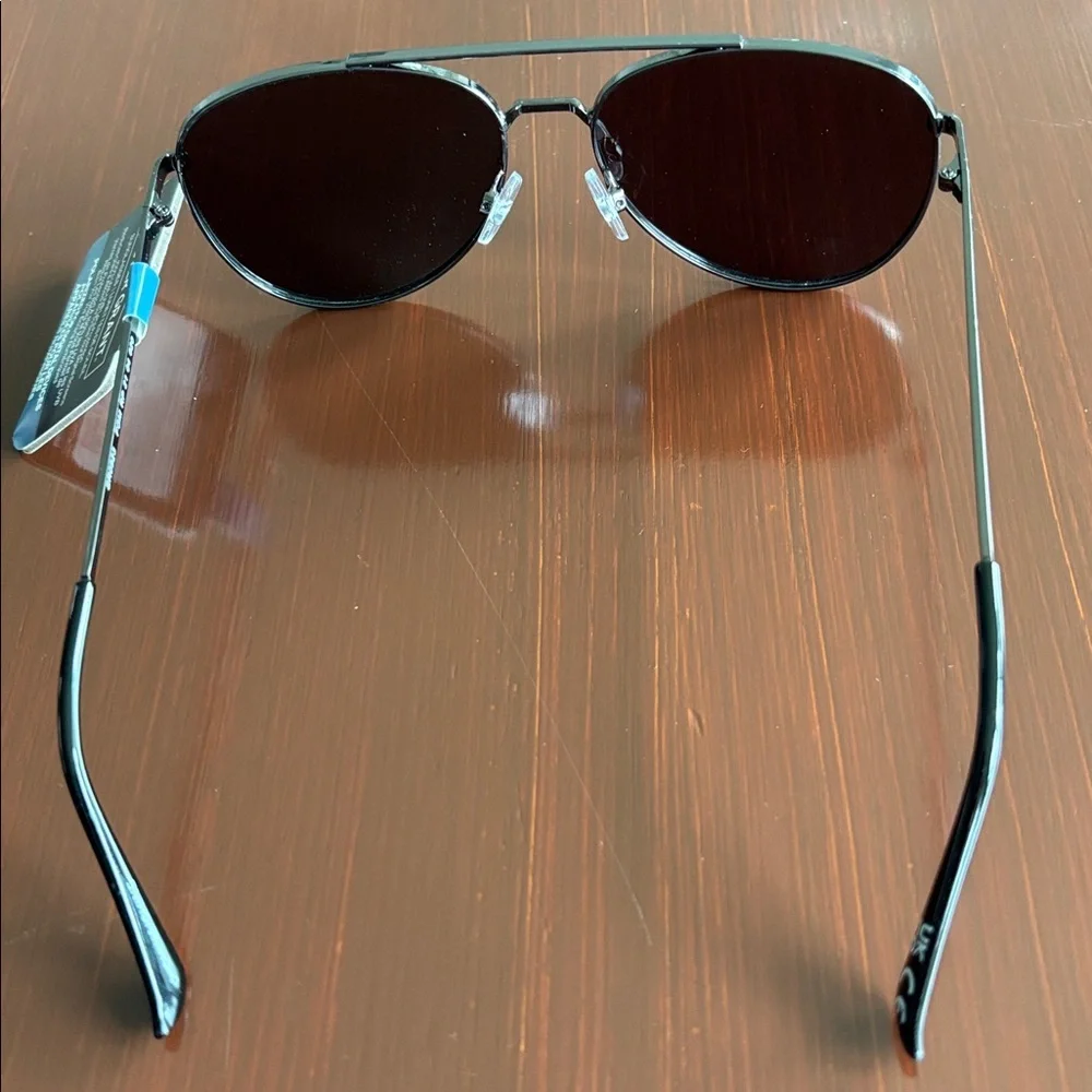Foster Grant Drive 360  Polarized,100% UVA-UVB protect,Aviator,mirror,gray metal